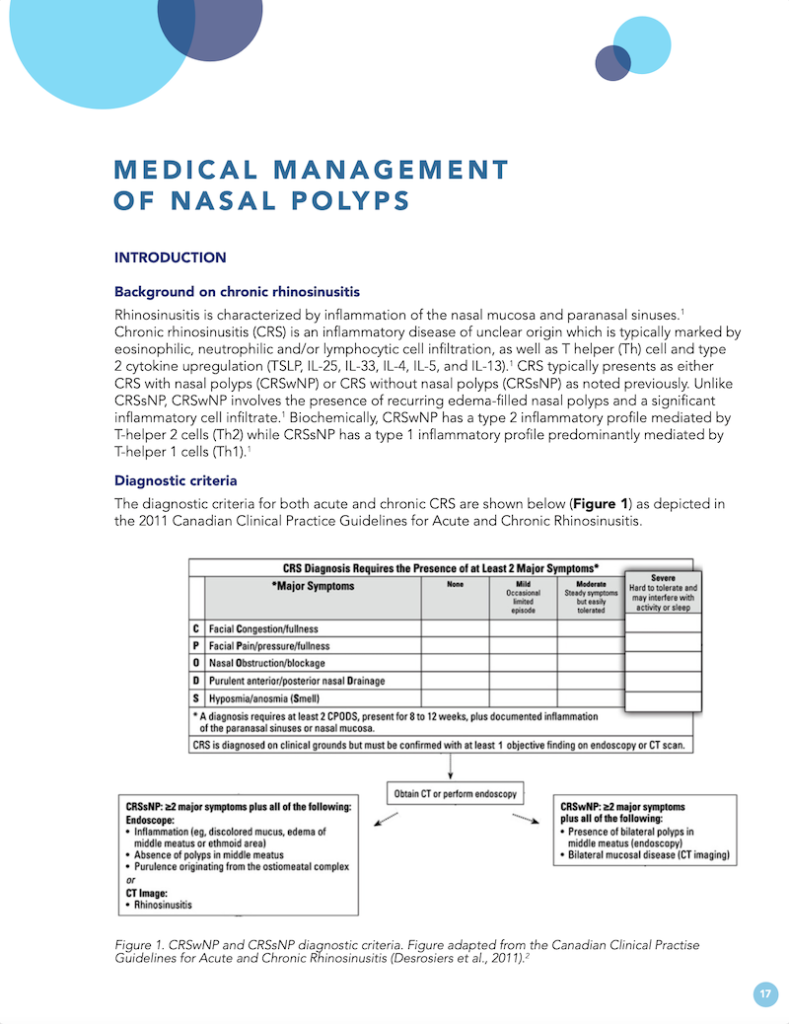 Medical Management of Nasal Polyps